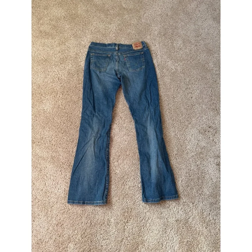 Levi's Womens Size 6 Low-Mid Rise Classic Bootcut Blue Jeans Western Cotton